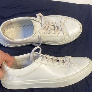 Made in Italy womens size 8 white genuine leather fashion sneakers KOIO